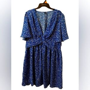 Shein Curvy Women's Blue Dress